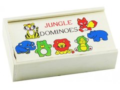 Domino lemn Animalele Junglei